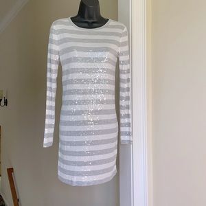 Michael kors sz S long sleeve sparkly tshirt dress